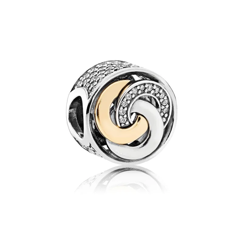 (Bild für) PANDORA Interlinked Circles Clear CZ Charm - 792090cz