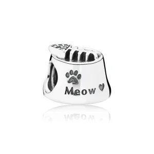 (Bild für) PANDORA Katzennapf-Charm - 791716CZ