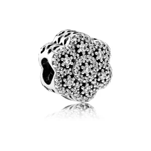 (Bild für) PANDORA Kristallisierter Blumenanhänger, klare CZ - 791998cz