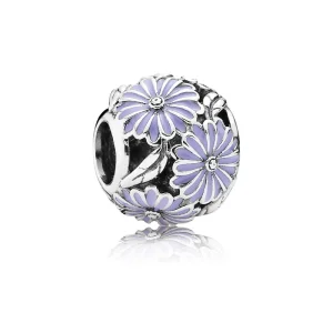 (Bild für) PANDORA Lavendel-Gänseblümchen-Wiesen-Charm - 791487EN66