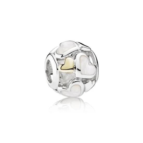 (Bild für) PANDORA Leuchtender Herz-Charm - 791879MOP