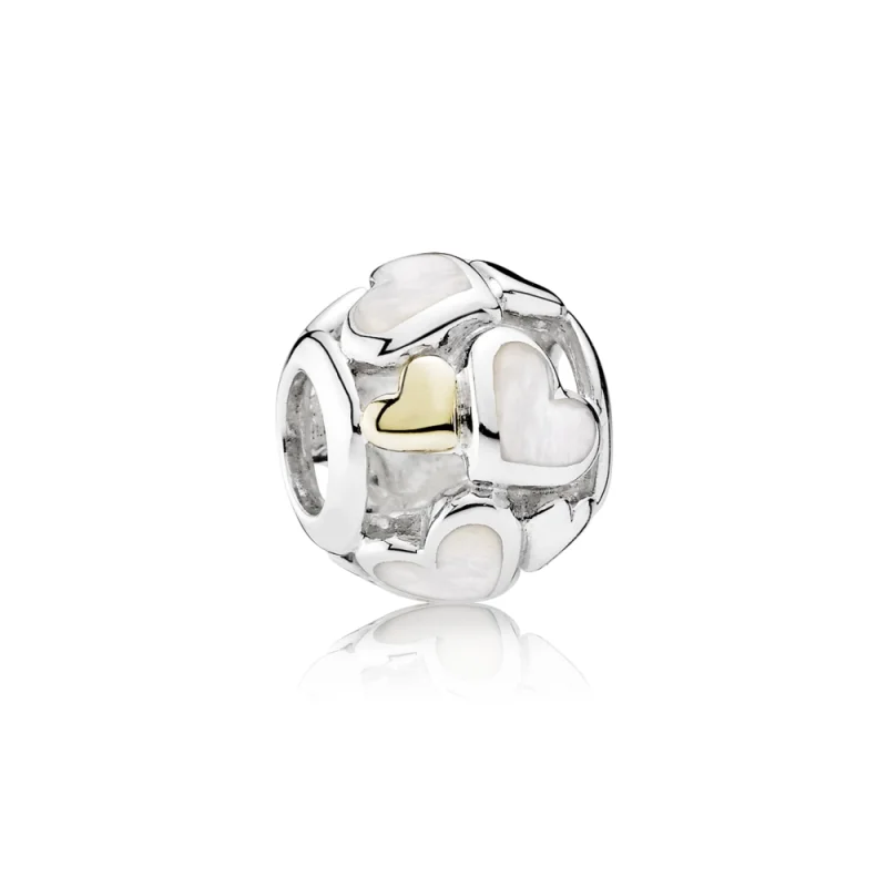 (Bild für) PANDORA Leuchtender Herz-Charm - 791879MOP