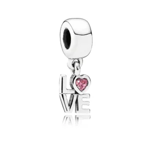 (Bild für) PANDORA Liebesanhänger-Charm - 791253CZS