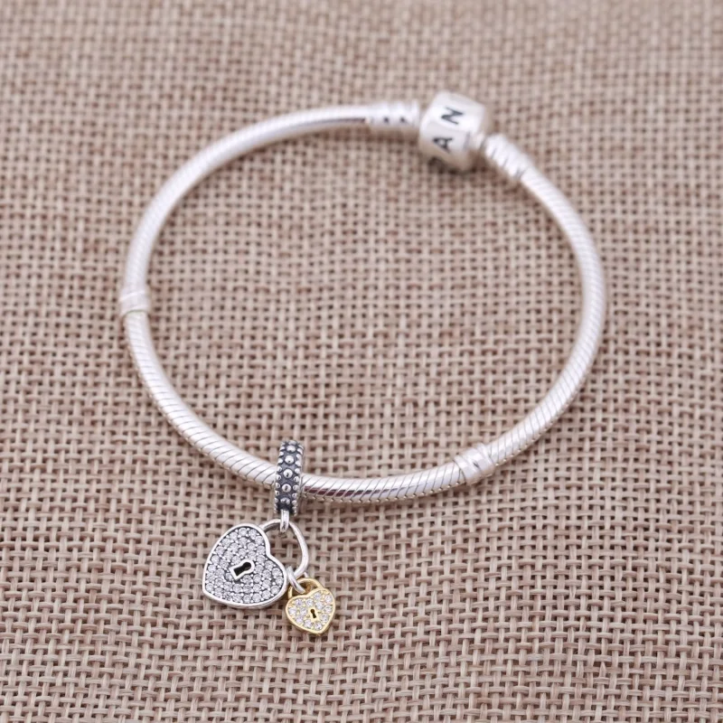 (Bild für) PANDORA Liebesschlösser-Anhänger-Charm - 791807CZ - Ansicht 2