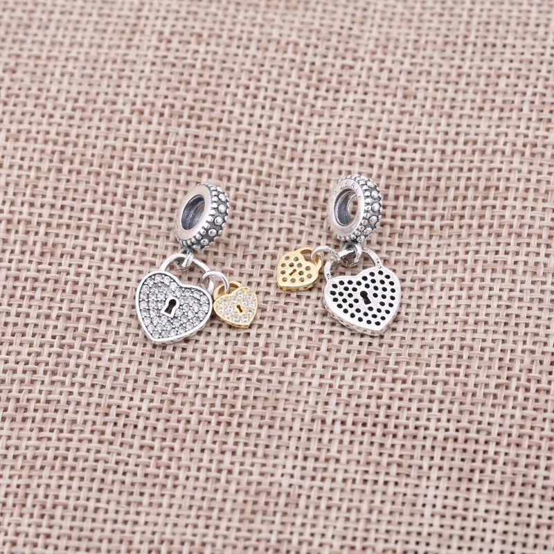 (Bild für) PANDORA Liebesschlösser-Anhänger-Charm - 791807CZ - Ansicht 3
