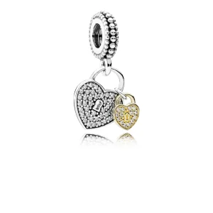 (Bild für) PANDORA Liebesschlösser-Anhänger-Charm - 791807CZ
