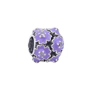 (Bild für) PANDORA Lila Blumen Charm - PD0021-1K