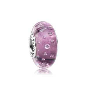 (Bild für) PANDORA Lila Fizzle Murano-Perle - 791616CZ