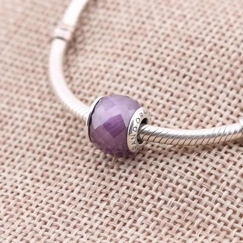 (Bild für) PANDORA Lila Petite Facets Charm - 791499ACZ - Ansicht 2