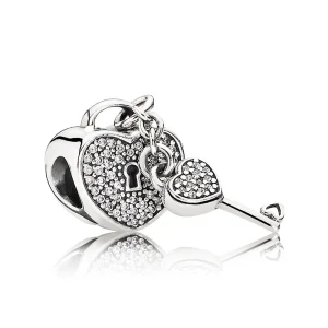 (Bild für) PANDORA Lock of Love Herzanhänger - 791429CZ