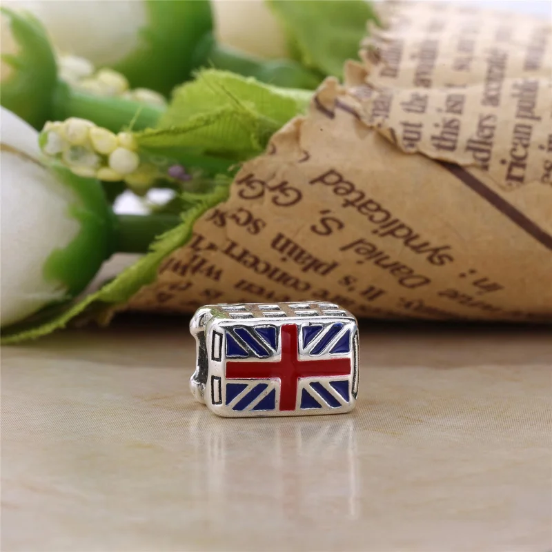 (Bild für) PANDORA London Bus Charm, blau-rote Emaille - 791049ER - Ansicht 4