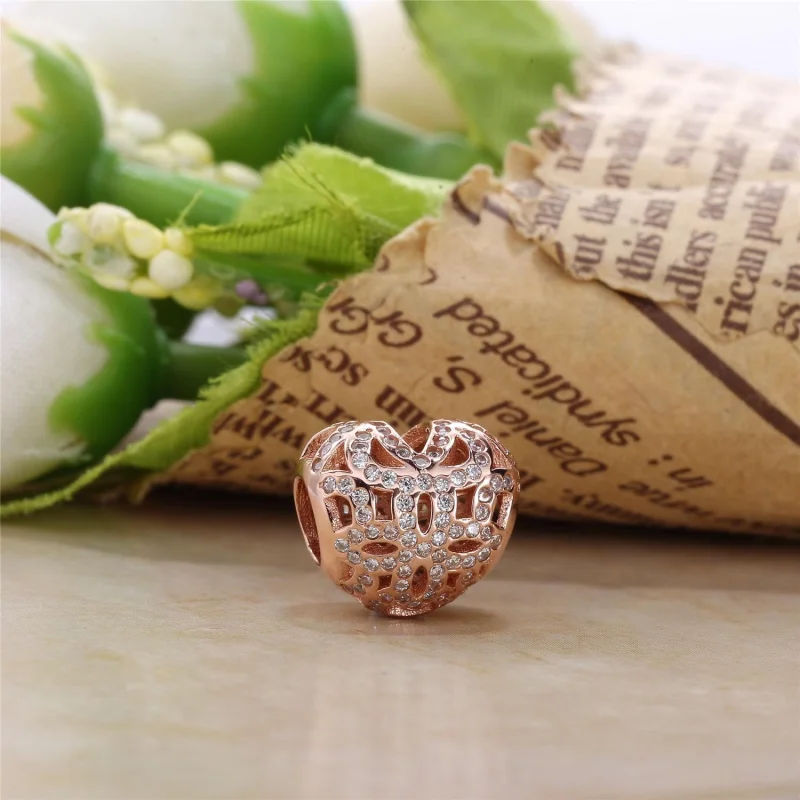 (Bild für) PANDORA Love Appreciation Charm, klare CZ 14K Gold - 750837CZ - Ansicht 2