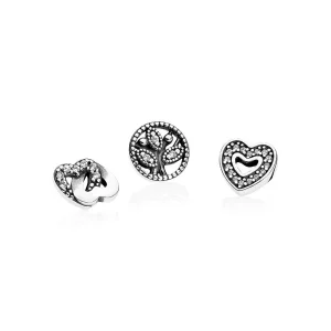 (Bild für) PANDORA Love & Family Petites Medaillon-Charm - 792022CZ