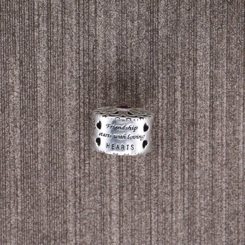(Bild für) PANDORA Love Freundschafts-Charm, rosa CZ - 791955PCZ - Ansicht 4