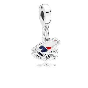 (Bild für) PANDORA Love Puerto Rico baumelnder Charm, rote, weiße und blaue Emaille - 797222ENMX