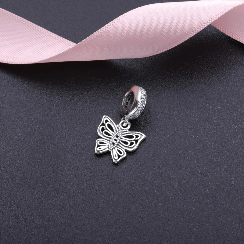 (Bild für) PANDORA „Love Takes Flight“-Anhänger, klare CZ - 791255CZ - Ansicht 2