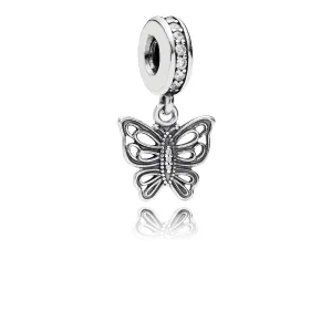 (Bild für) PANDORA „Love Takes Flight“-Anhänger, klare CZ - 791255CZ
