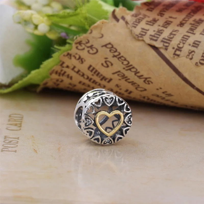 (Bild für) PANDORA Loving Circle Charm, klare CZ - 792009CZ - Ansicht 4