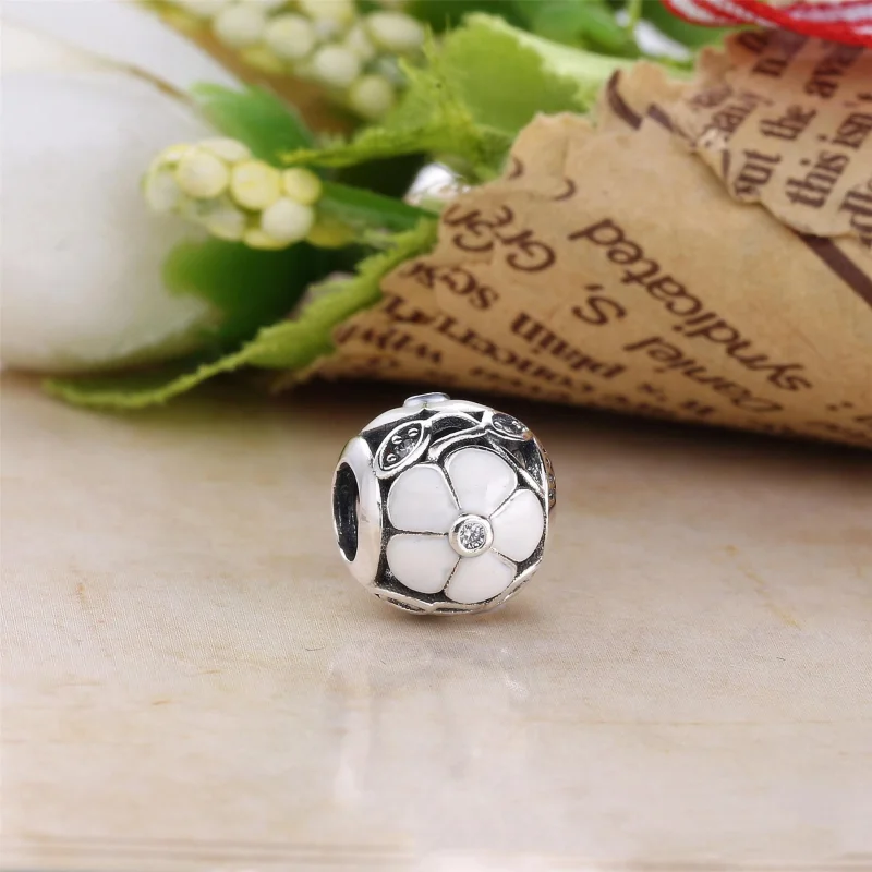(Bild für) PANDORA Luminous Florals Charm, Perlmutt, klare CZ - 791894MOP - Ansicht 2