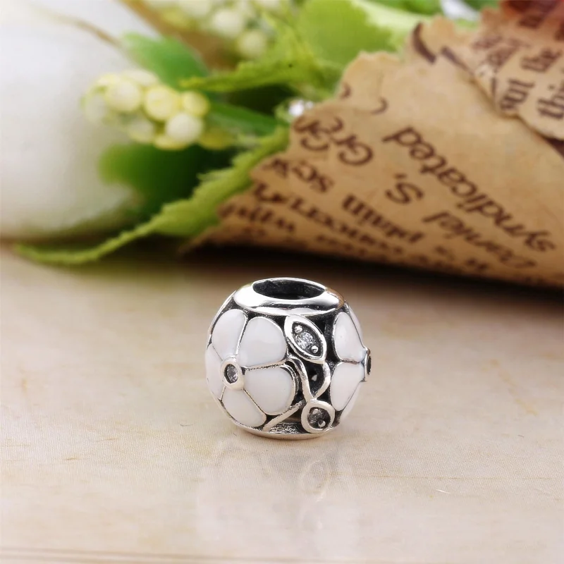 (Bild für) PANDORA Luminous Florals Charm, Perlmutt, klare CZ - 791894MOP - Ansicht 3