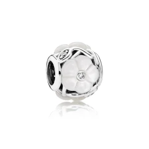 (Bild für) PANDORA Luminous Florals Charm, Perlmutt, klare CZ - 791894MOP