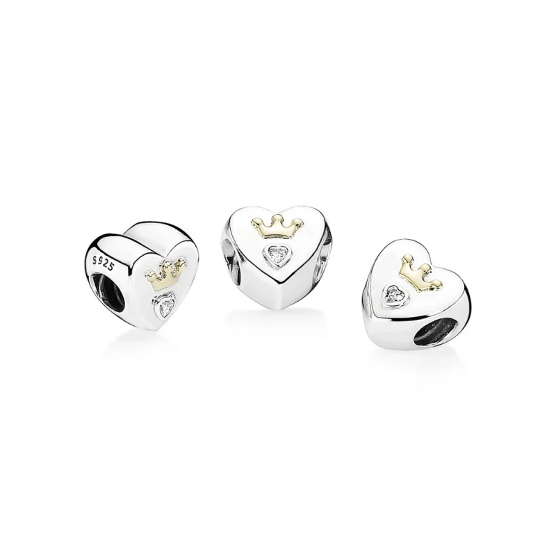 (Bild für) PANDORA Majestic Heart Charm - 791739CZ - Ansicht 4