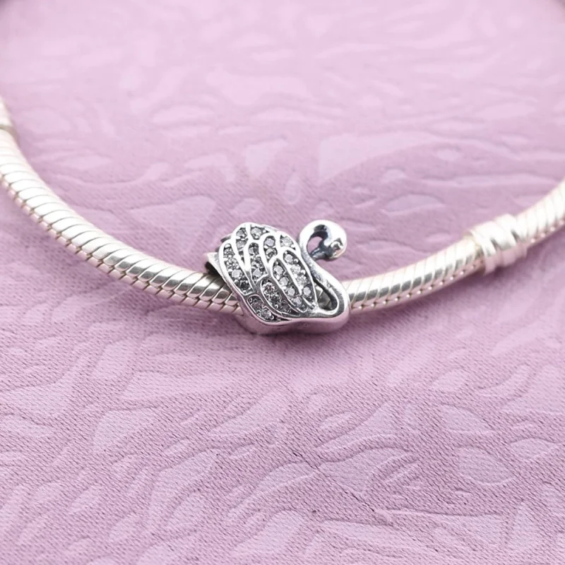 (Bild für) PANDORA Majestätischer Schwan-Charm - 791732CZ - Ansicht 2