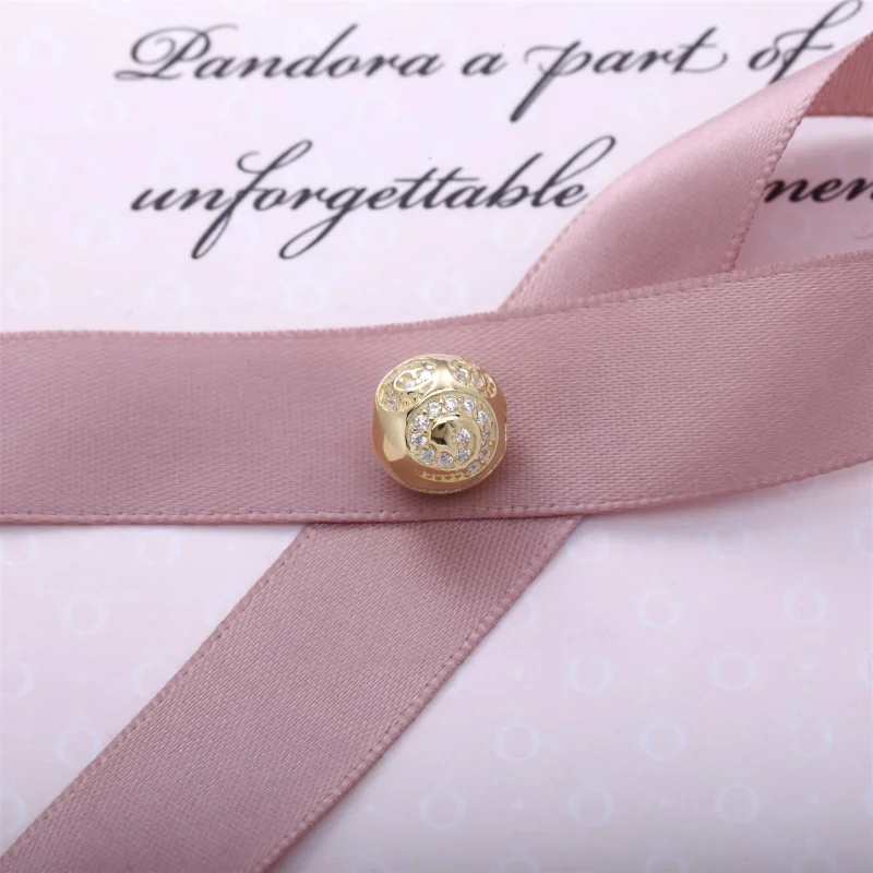(Bild für) PANDORA Mickey Mouse Gold Swirl Charm Clip - 7501055890729P - Ansicht 2