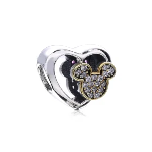 (Bild für) PANDORA Mickey und Minnie Together Charm, klare CZ - PX00295-1
