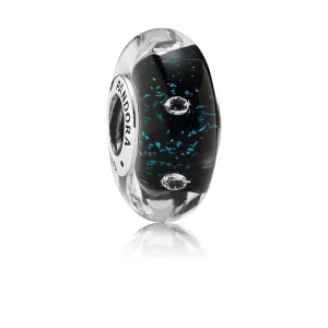 (Bild für) PANDORA Mitternachtsblaue Fizzle-Murano-Perle - 791627CZ