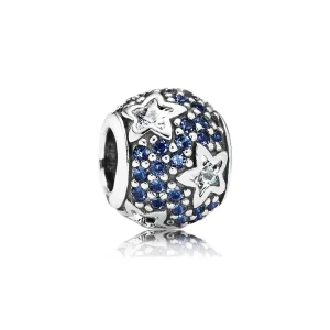 (Bild für) PANDORA Mitternachtsblauer Pavé-Sterne-Charm - 791382CZ