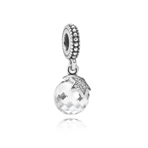 (Bild für) PANDORA Mond- und Stern-Anhänger-Charm - 791392CZ