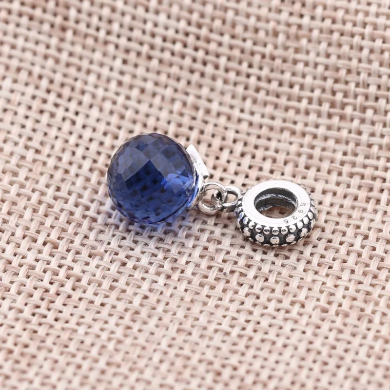 (Bild für) PANDORA Mondstern, Mitternachtsblauer, kristallklarer Cz Pe-Anhänger - 791392NBC - Ansicht 2