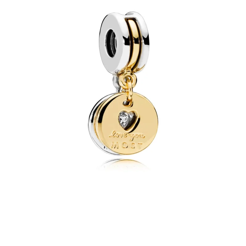(Bild für) PANDORA „More and Most Love“-Anhänger-Charm - 767243CZ - Ansicht 2