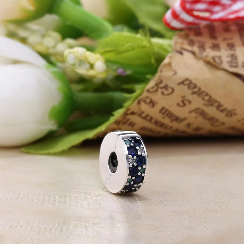 (Bild für) PANDORA Mosaik glänzende Eleganz, mehrfarbige Kristalle, klare CZ-Abstandshalter - Ansicht 2