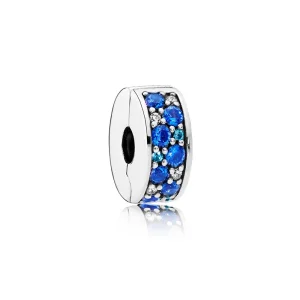 (Bild für) PANDORA Mosaik glänzende Eleganz, mehrfarbige Kristalle, klare CZ-Abstandshalter - 791817NSBMX