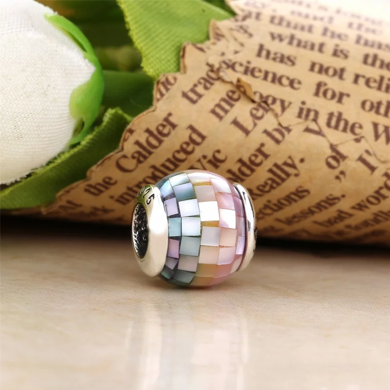 (Bild für) PANDORA Multi-Color-Mosaik-Charm, mehrfarbige CZ - 797183MPR - Ansicht 2