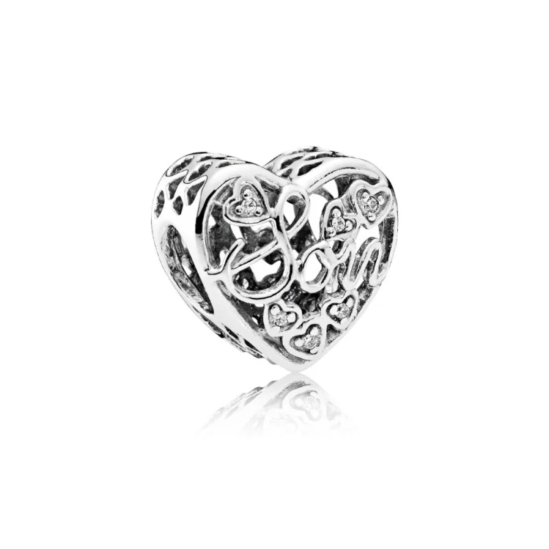 (Bild für) PANDORA Mutter-Sohn-Bond-Charm - 792109CZ - Ansicht 2
