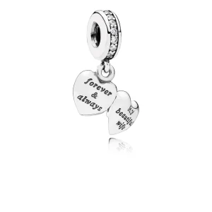 (Bild für) PANDORA „My Beautiful Wife“-Anhänger, klare CZ - 791524CZ