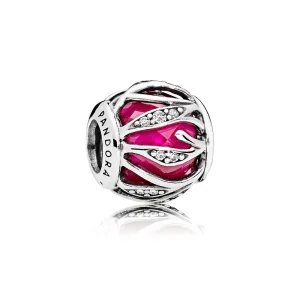 (Bild für) PANDORA Nature's Radiance Charm, synthetischer Rubin, klarer CZ - 791969SRU
