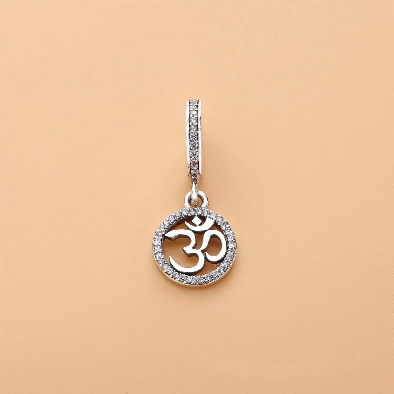 (Bild für) PANDORA Om-Symbol-Anhänger, klare CZ - 797584CZ - Ansicht 2
