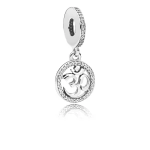 (Bild für) PANDORA Om-Symbol-Anhänger, klare CZ - 797584CZ