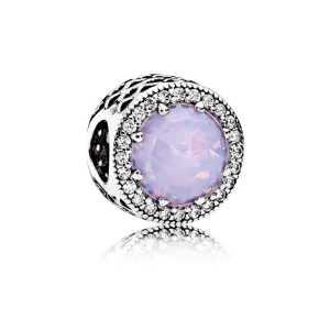 (Bild für) PANDORA Opalescent Pink Radiant Hearts Charm - 791725NOP