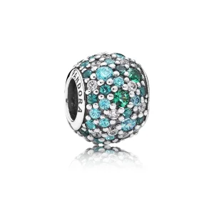 (Bild für) PANDORA Ozean-Mosaik-Pavé-Kugel-Charm - 791261MCZMX