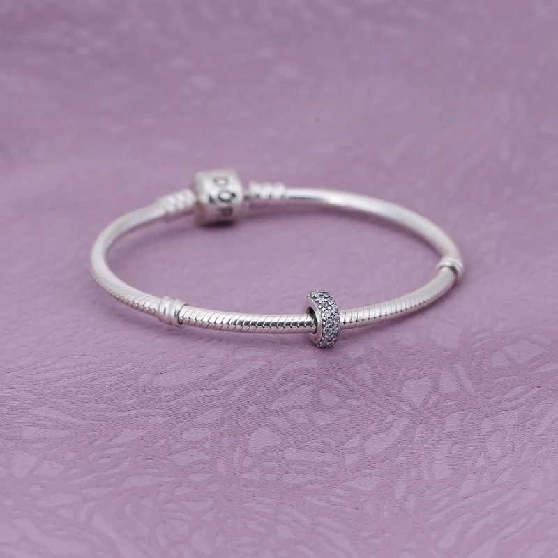 (Bild für) PANDORA Pavé Charm Spacer - 791359CZ - Ansicht 2