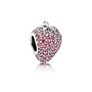 (Bild für) PANDORA Pavé-Erdbeer-Charm - 791899CZR