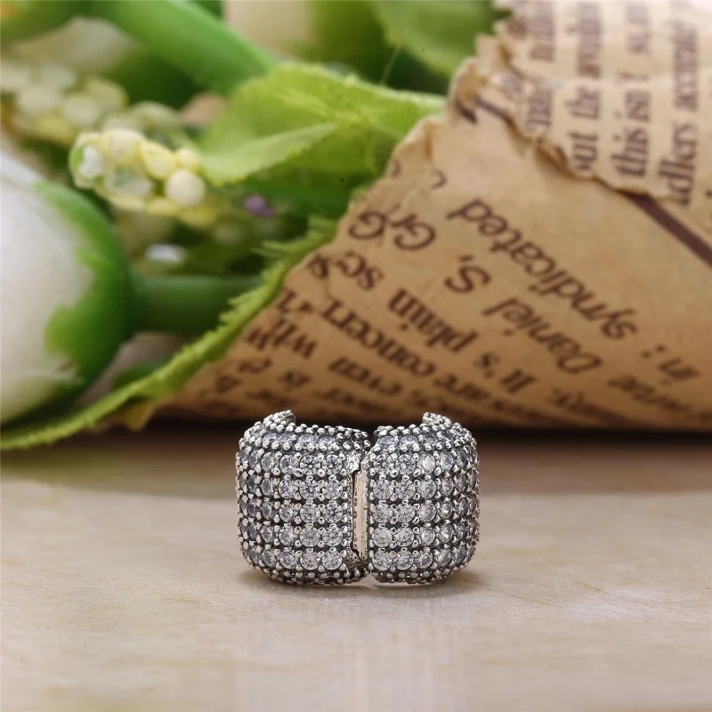 (Bild für) PANDORA Pavé-Fassclip, klare CZ - 791873CZ - Ansicht 4