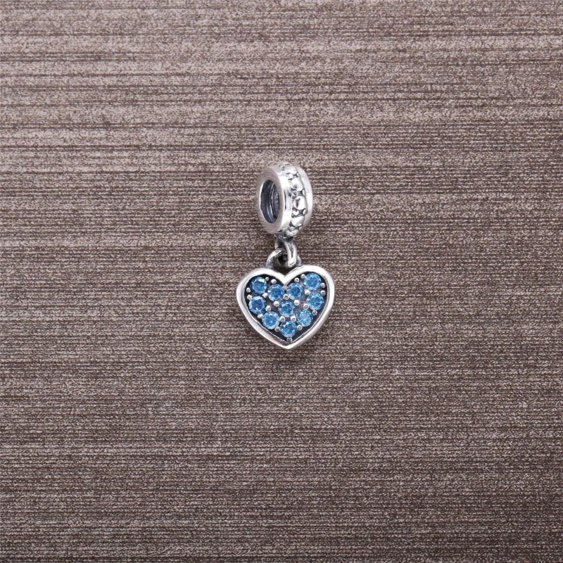 (Bild für) PANDORA Pavé-Herz-Anhänger, schwarzer Kristall - 791023NCK - Ansicht 3