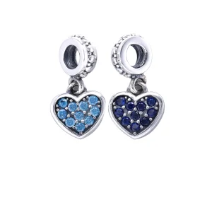 (Bild für) PANDORA Pavé-Herz-Anhänger, schwarzer Kristall - 791023NCK
