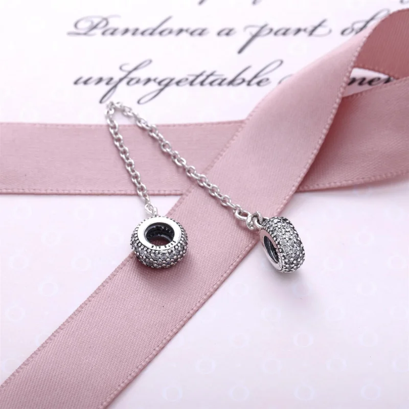 (Bild für) PANDORA Pavé Inspiration Sicherheitskette - 791736CZ - Ansicht 3